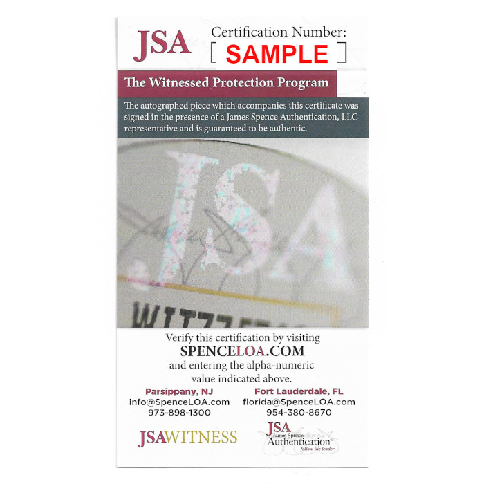 Harold Baines Autographed Hall of Fame Plaque Postcard (JSA)