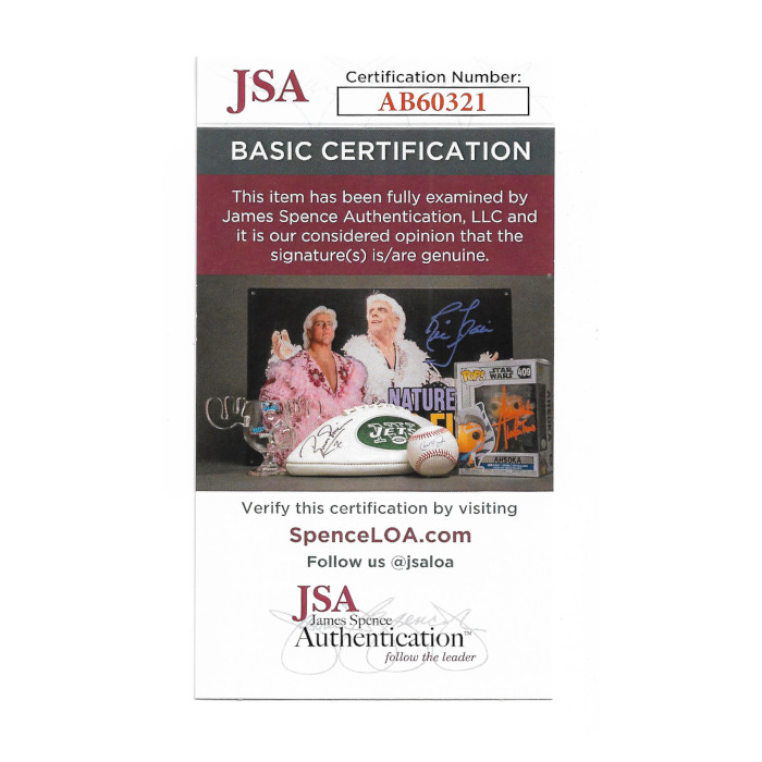 Carl Yastrzemski Autographed Hall of Fame Plaque Postcard (JSA)