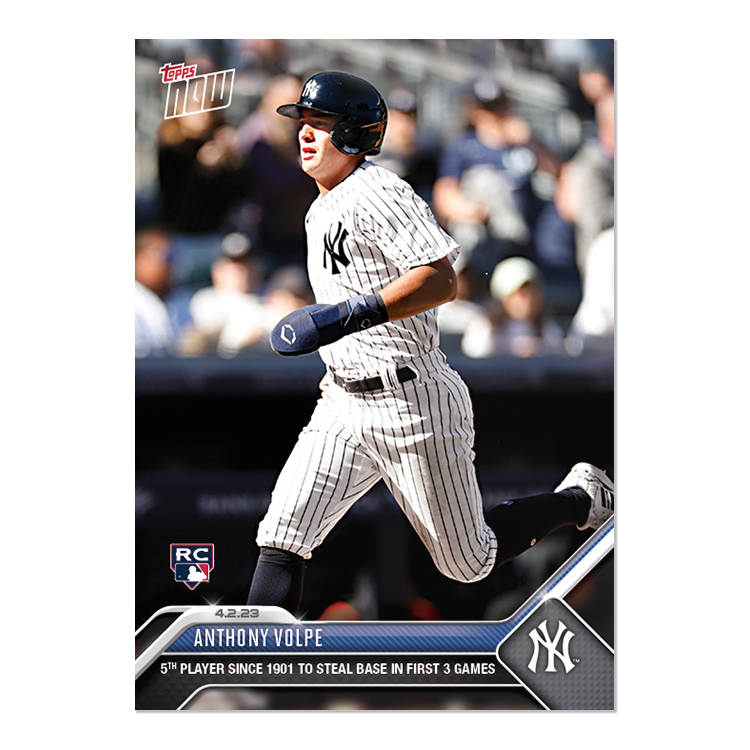 Anthony Volpe New York Yankees 2023 Topps Now # 31 Rookie Card