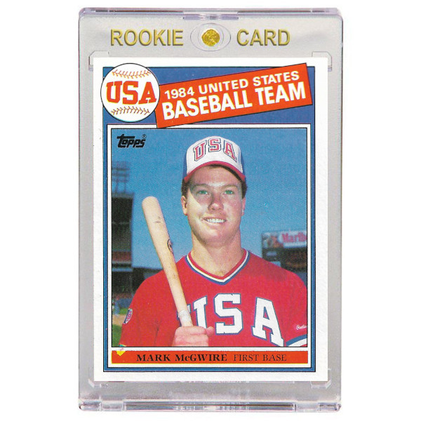 Mark McGwire Team USA 1985 Topps # 401 Rookie Card