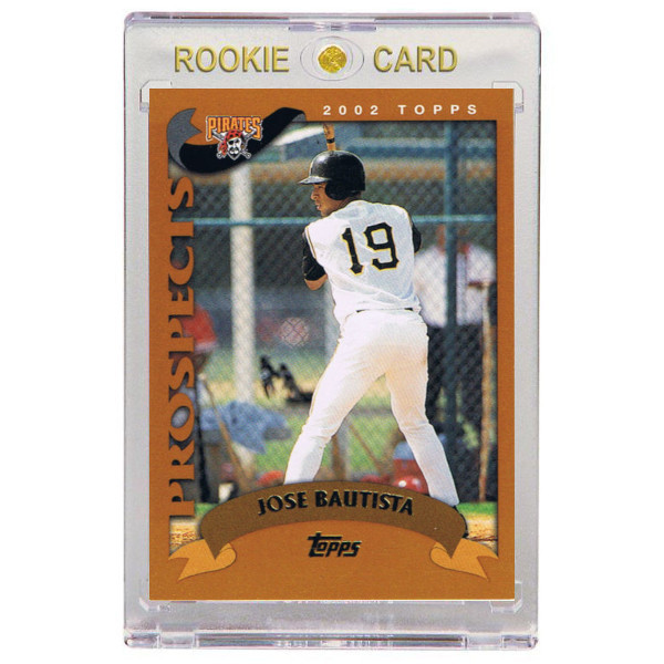 Jose Bautista Pittsburgh Pirates 2002 Topps Traded # T180 Rookie Card