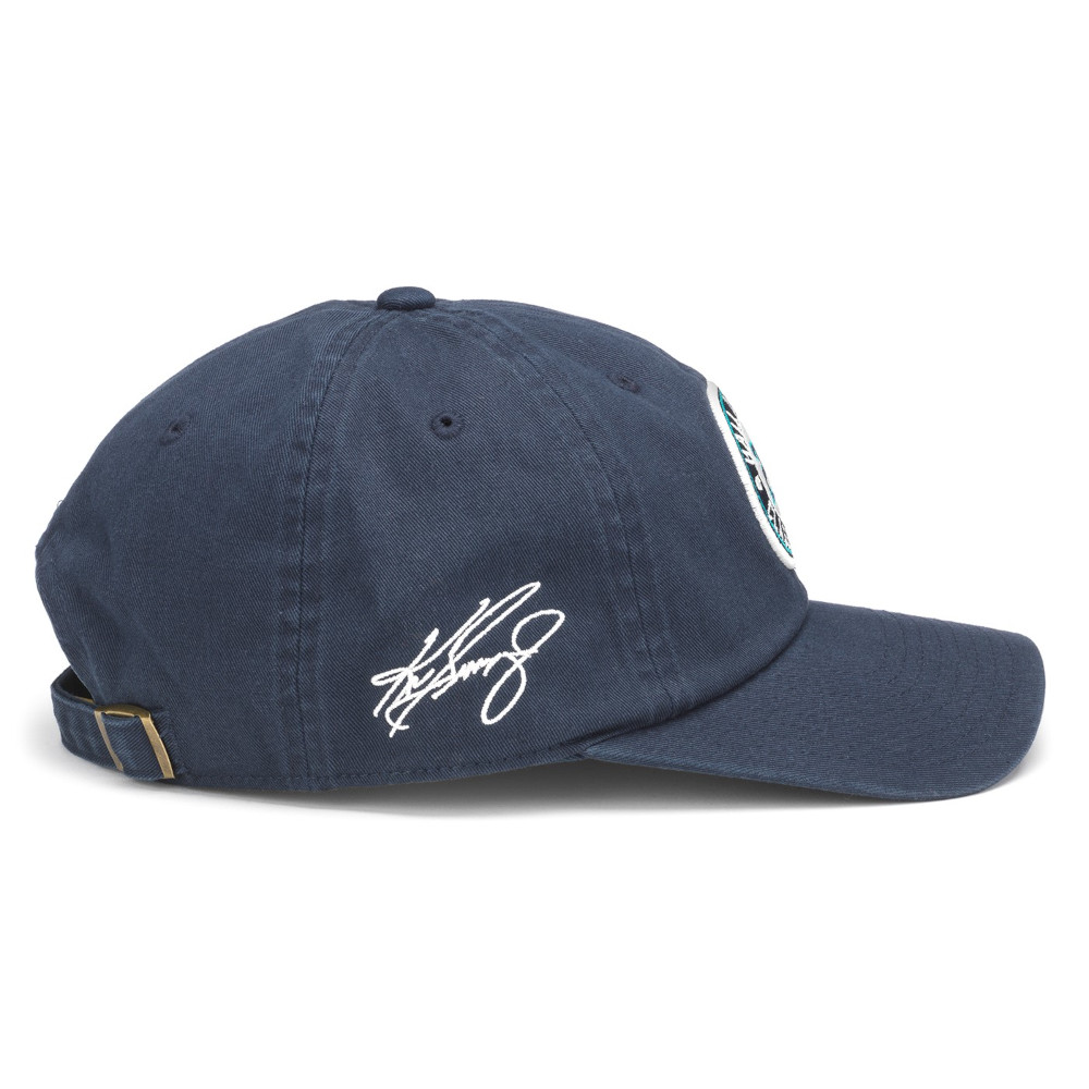 Men’s Ken Griffey Jr. Signature and Jersey Number Navy Adjustable Cap