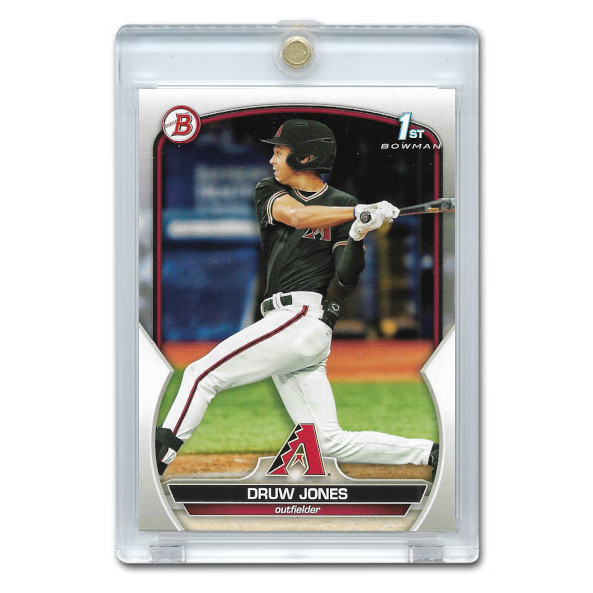 Druw Jones 2023 Bowman Prospect # BP25 Pre-Rookie Card