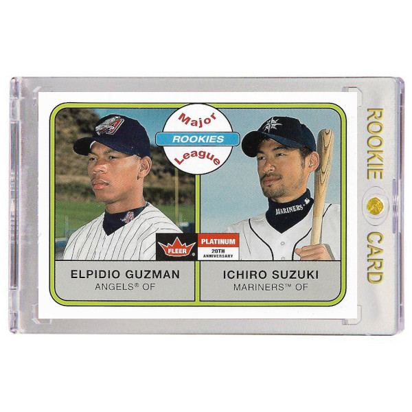 Ichiro Suzuki Seattle Mariners 2001 Fleer Platinum # 252 Rookie Card Ichiro Suzuki Seattle Mariners 2001 Fleer Platinum # 252 Rookie Card