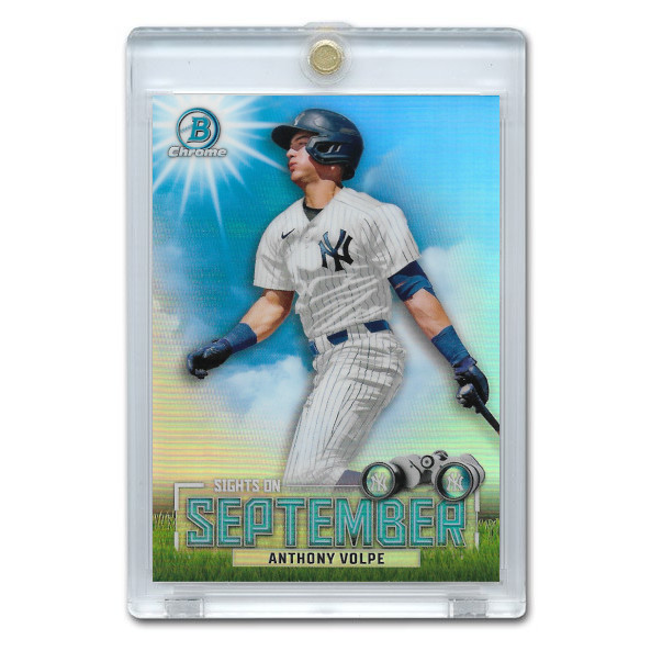 Anthony Volpe 2023 Bowman Chrome Sights on September # SOS14 Pre-Rookie Card Anthony Volpe 2023 Bowman Chrome Sights on September # SOS14 Pre-Rookie Card