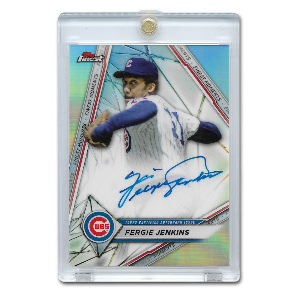 Fergie Jenkins Autographed Card 2022 Topps Finest Moments # FMA-FJ