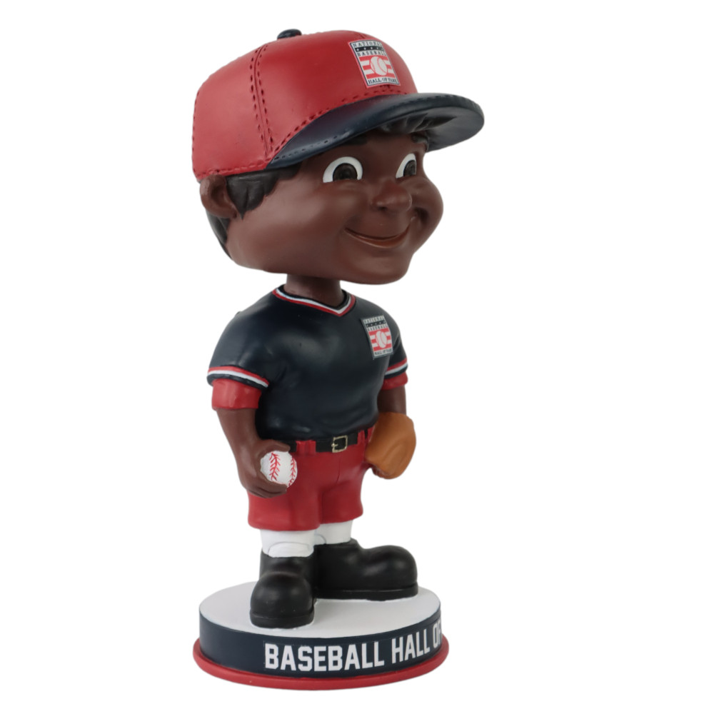 Vintage Style Baseball Hall of Fame Bobblehead - Dark Skin Tone Vintage Style Baseball Hall of Fame Bobblehead - Dark Skin Tone