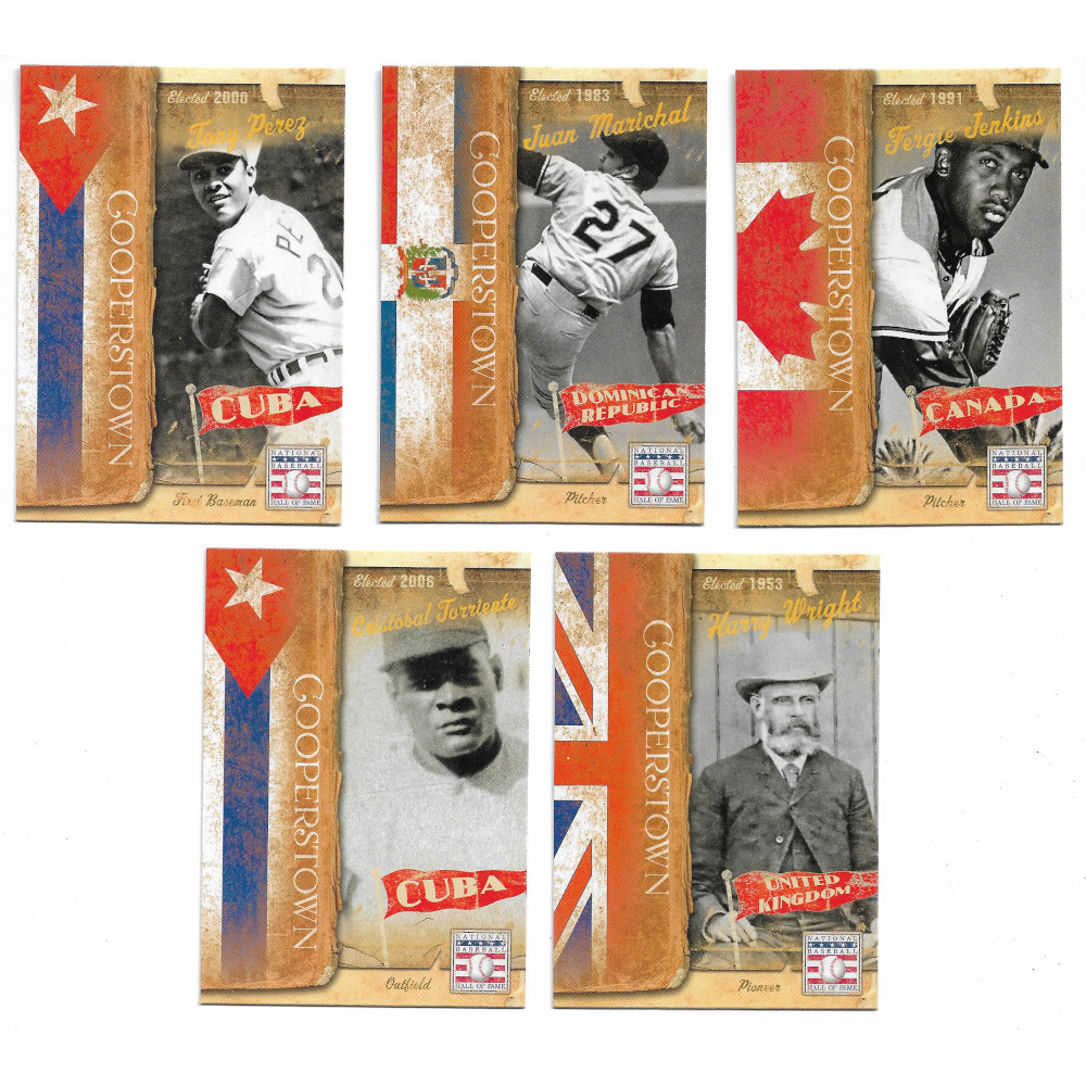 2013 Panini Cooperstown 10 Card International Play Insert Set