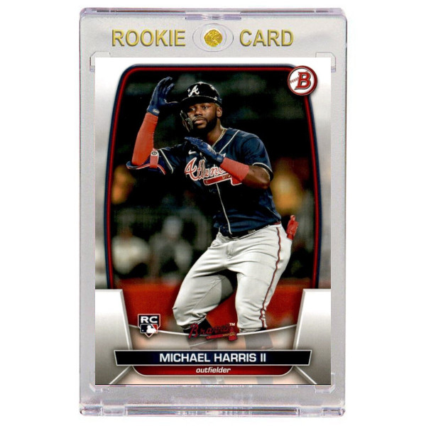 Michael Harris II Atlanta Braves 2023 Bowman # 76 Rookie Card