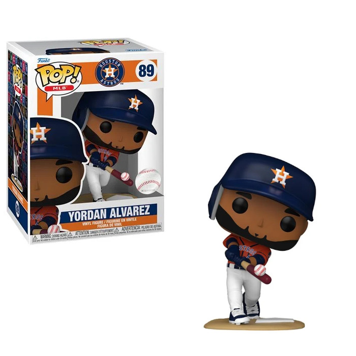 Yordan Alvarez Houston Astros Funko Pop! Vinyl Figure # 89 Grey Jersey