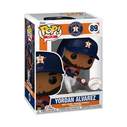 Yordan Alvarez Houston Astros Funko Pop! Vinyl Figure # 89 Grey Jersey