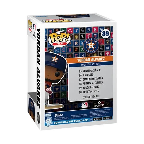 Yordan Alvarez Houston Astros Funko Pop! Vinyl Figure # 89 Grey Jersey