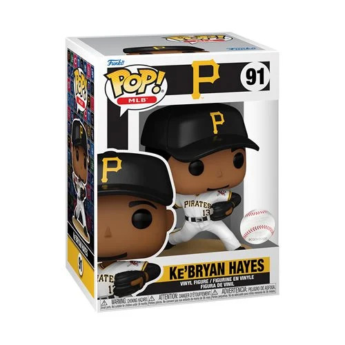 Ke'Bryan Hayes Pittsburgh Pirates Funko Pop! Vinyl Figure # 91 Ke'Bryan Hayes Pittsburgh Pirates Funko Pop! Vinyl Figure # 91