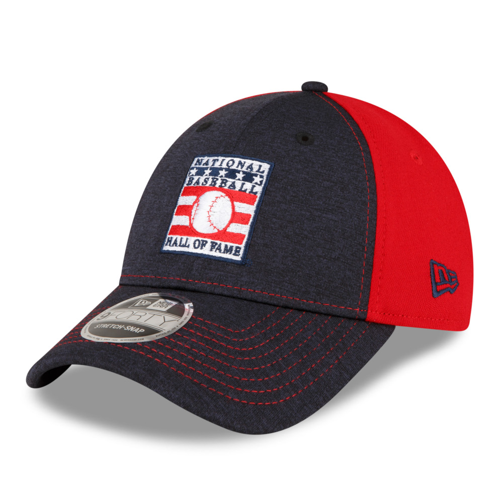 Men’s New Era Baseball Hall of Fame Shadow Navy and Scarlet 9FORTY Snapback Adjustable Cap