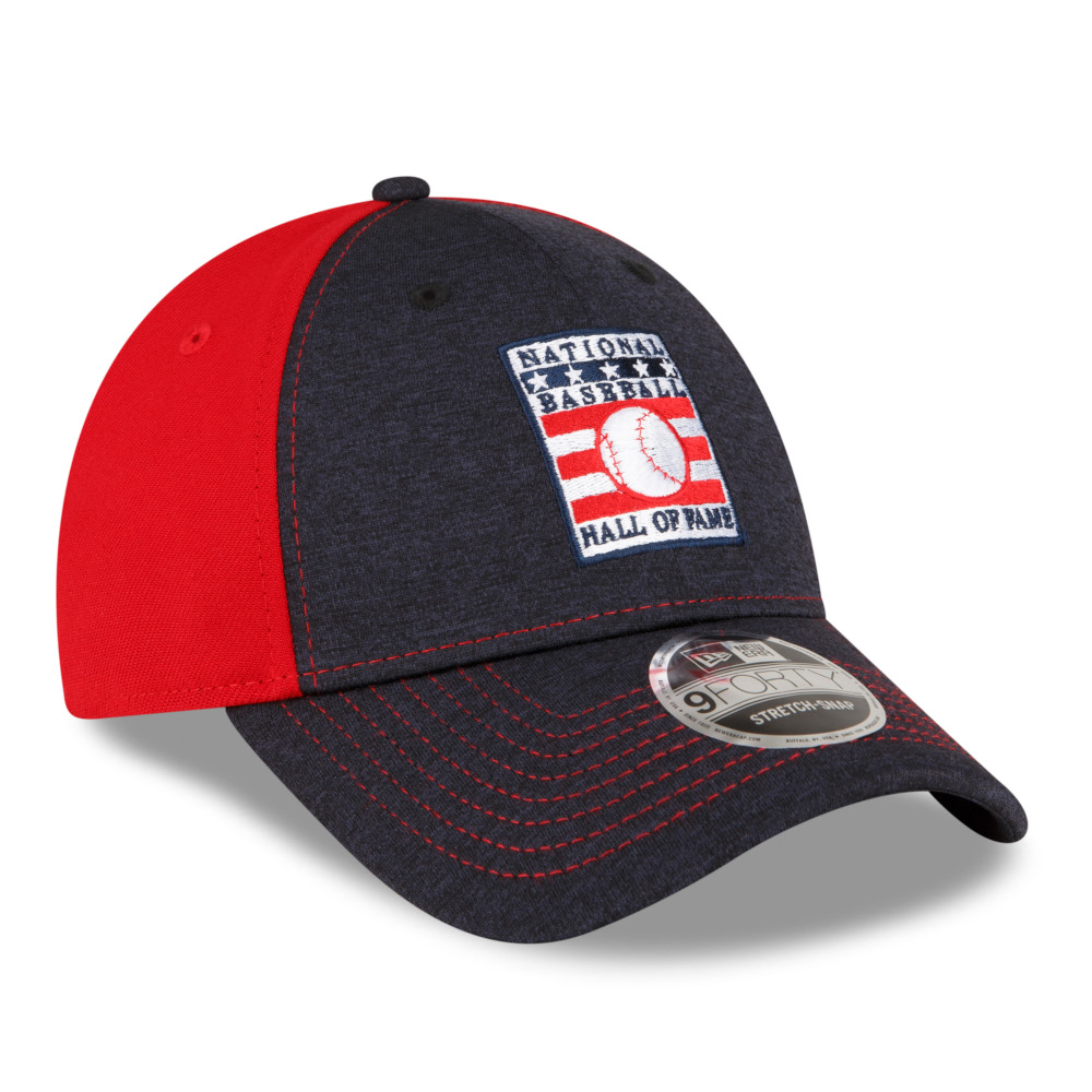 Men’s New Era Baseball Hall of Fame Shadow Navy and Scarlet 9FORTY Snapback Adjustable Cap