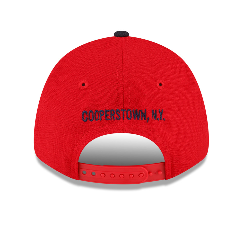 Men’s New Era Baseball Hall of Fame Shadow Navy and Scarlet 9FORTY Snapback Adjustable Cap