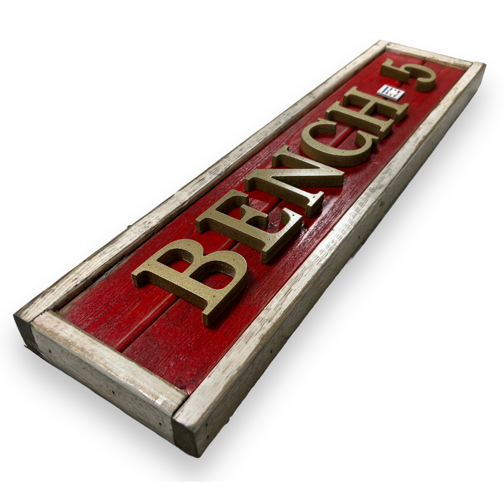 Johnny Bench Hall of Fame Distressed Wood 25 Inch Classic Name & Number Framed Sign Johnny Bench Hall of Fame Distressed Wood 25 Inch Classic Name & Number Framed Sign