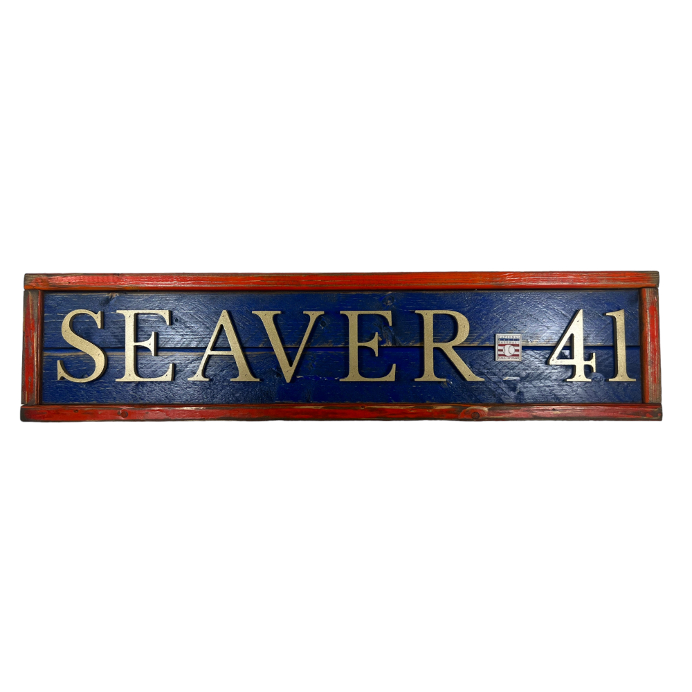 Tom Seaver Hall of Fame Distressed Wood 25 Inch Classic Name & Number Framed Sign Tom Seaver Hall of Fame Distressed Wood 25 Inch Classic Name & Number Framed Sign