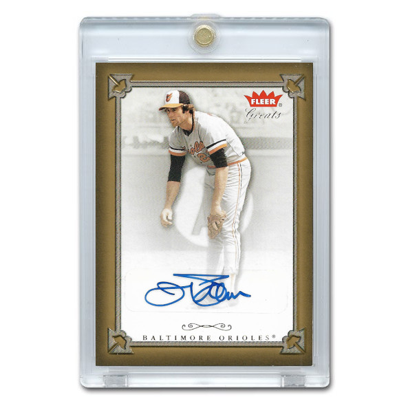 Jim Palmer Autographed Card 2004 Fleer Greats of the Game
