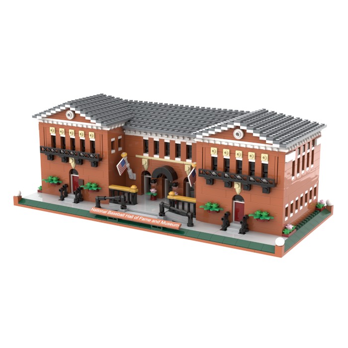 Atom Brick National Baseball Hall of Fame 1,265 Piece Premium Building Model Set Atom Brick National Baseball Hall of Fame 1,265 Piece Premium Building Model Set