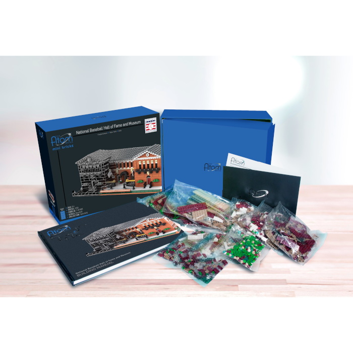Atom Brick National Baseball Hall of Fame 1,265 Piece Premium Building Model Set Atom Brick National Baseball Hall of Fame 1,265 Piece Premium Building Model Set