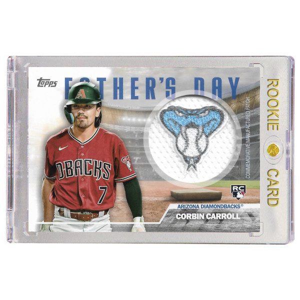 Corbin Carroll Arizona Diamondbacks 2023 Topps Father's Day Team Patch # FD-CCA Rookie Card