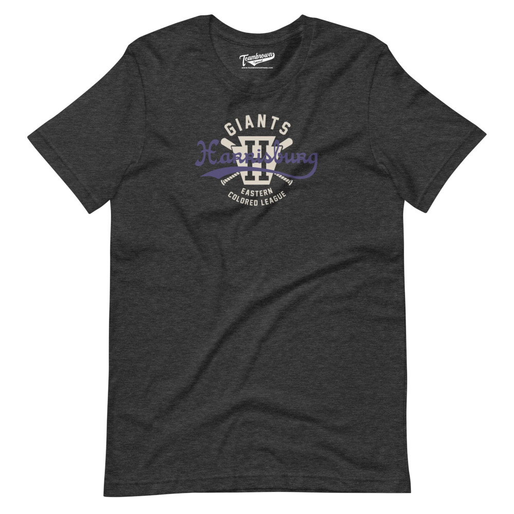 Unisex Teambrown Harrisburg Giants Team Dark Grey Heather T-Shirt