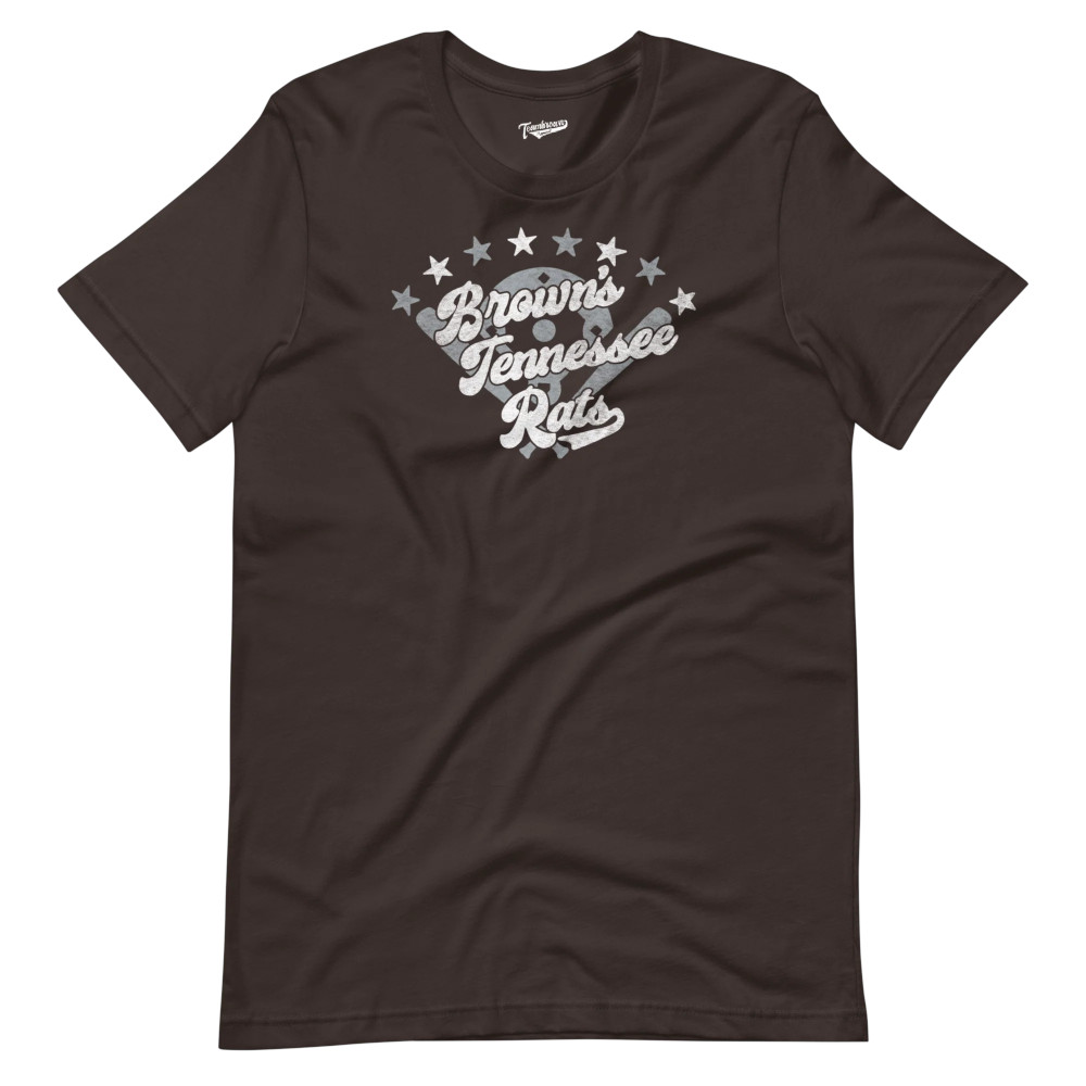 Unisex Teambrown Brown’s Tennessee Rats Team Brown T-Shirt Unisex Teambrown Brown’s Tennessee Rats Team Brown T-Shirt