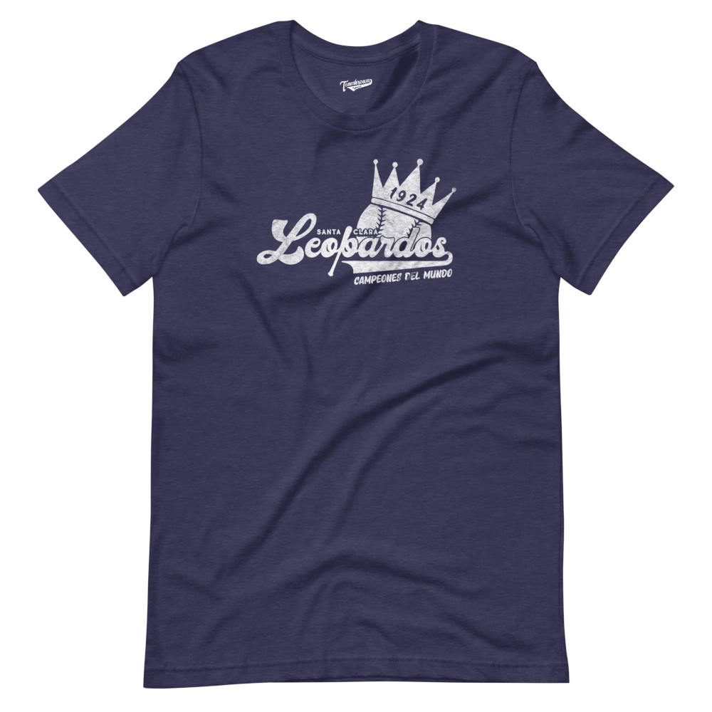 Unisex Teambrown Santa Clara Leopardos Team Heather Navy T-Shirt