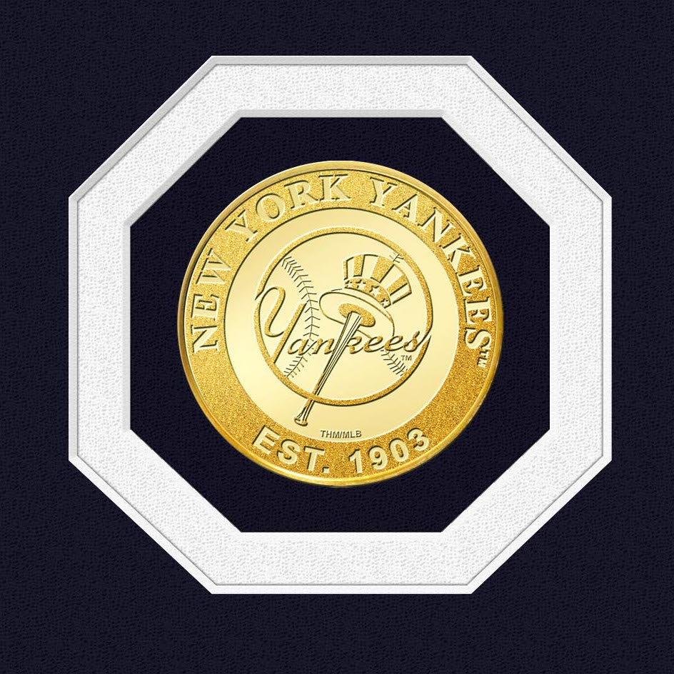 Highland Mint Babe Ruth Hall of Fame Plaque Bronze Coin 13 x 16 Photo Mint