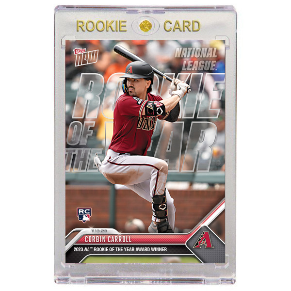Corbin Carroll Arizona Diamondbacks 2023 Topps Now NL ROY # OS11 Rookie Card Corbin Carroll Arizona Diamondbacks 2023 Topps Now NL ROY # OS11 Rookie Card