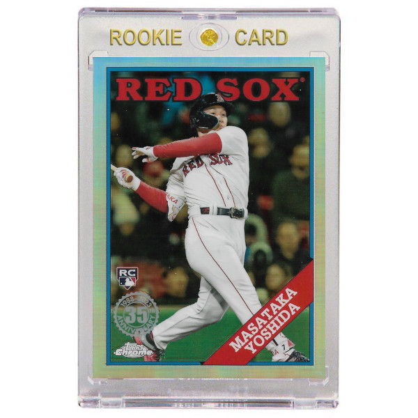 Masataka Yoshida 2023 Topps Chrome Update Refractor 35th Anniversary '88 # CU11 Rookie Card Masataka Yoshida 2023 Topps Chrome Update Refractor 35th Anniversary '88 # CU11 Rookie Card