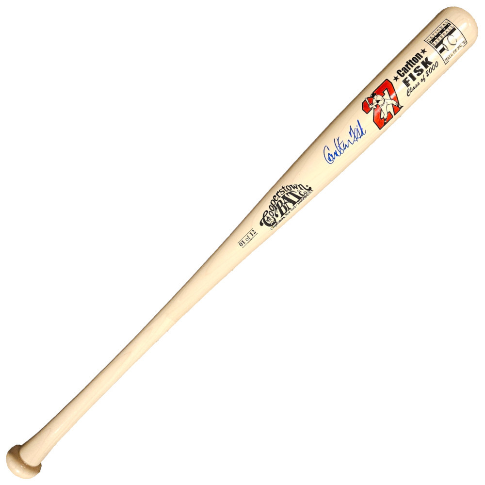 Carlton Fisk Autographed Hall of Fame 2000 Induction Bat Limited Edition of 12 (Fanatics)