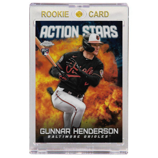 Gunnar Henderson Baltimore Orioles 2023 Topps Chrome Action Stars # ASC2 Rookie Card
