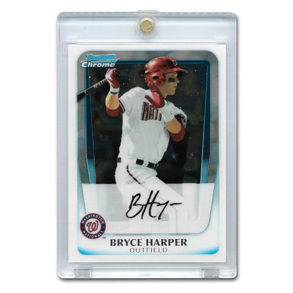 Bryce Harper Washington Nationals 2011 Bowman Chrome Prospect # BCP1 Pre-Rookie Card