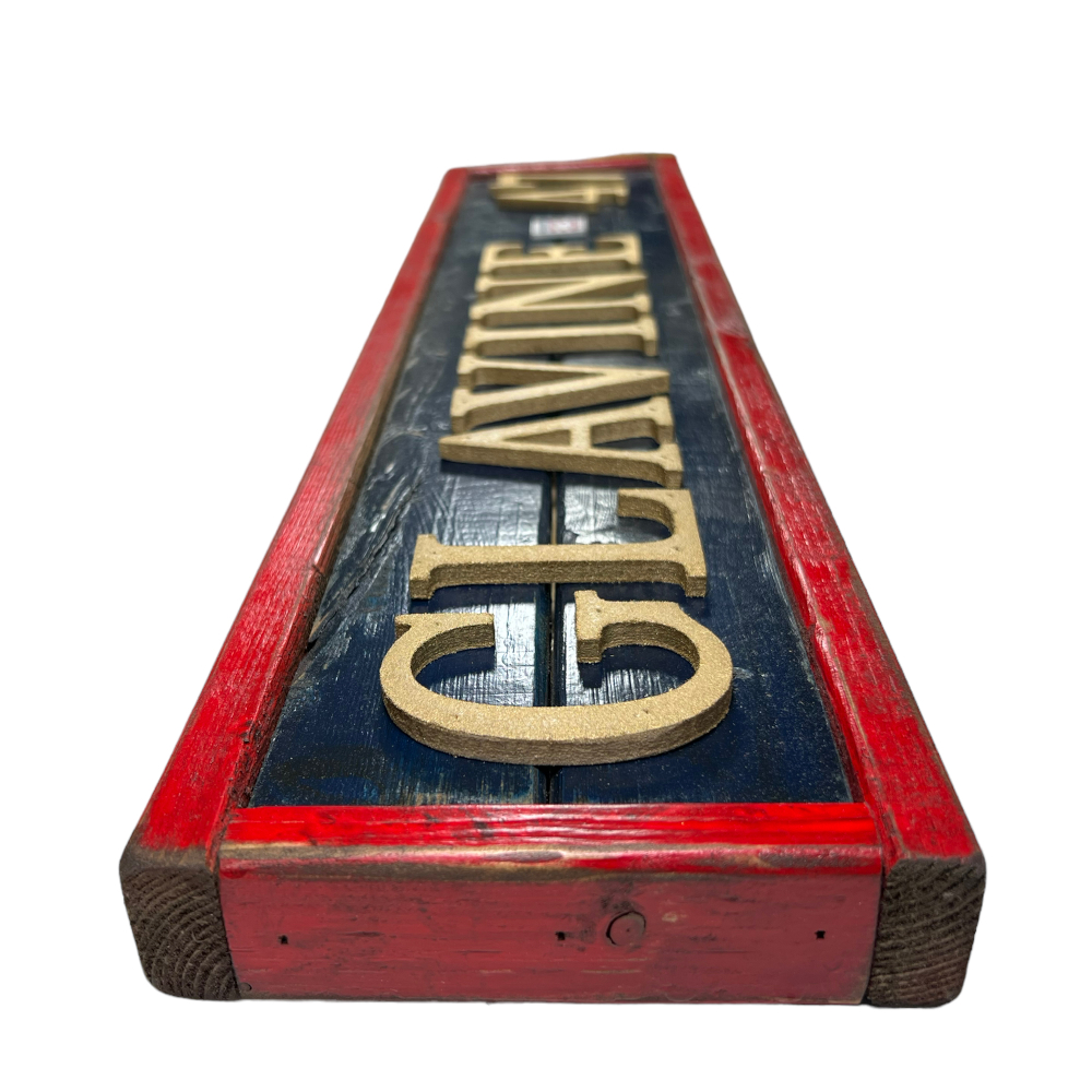 Tom Glavine Hall of Fame Distressed Wood 25 Inch Classic Name & Number Framed Sign Tom Glavine Hall of Fame Distressed Wood 25 Inch Classic Name & Number Framed Sign