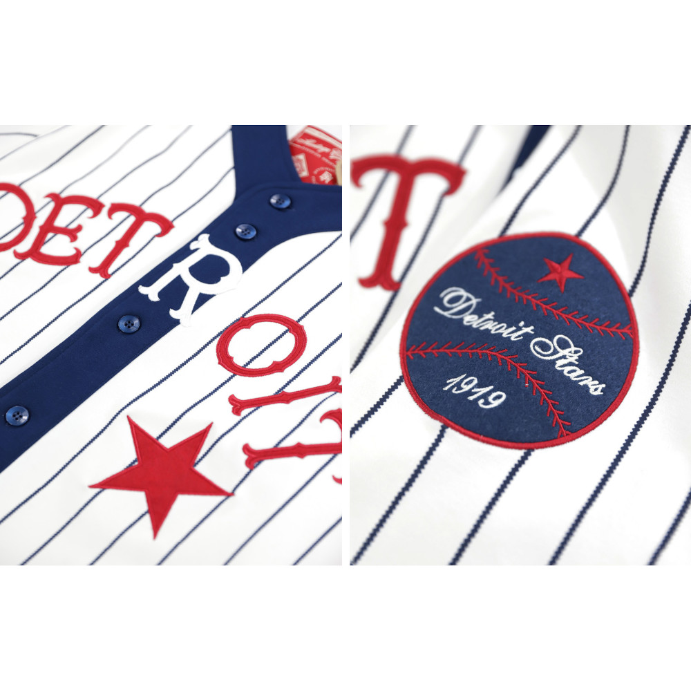 Men’s Detroit Stars Replica Pinstripe Heritage Jersey