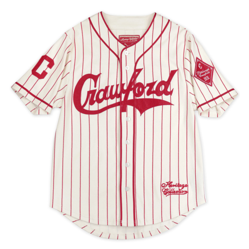 ニグロリーグ pittsburgh crawfords ユニフォーム Men's Pittsburgh Crawfords Replica Pinstripe Heritage Jersey