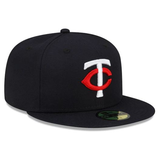 Men's New Era Minnesota Twins Navy On-Field 59FIFTY Fitted Cap Men's New Era Minnesota Twins Navy On-Field 59FIFTY Fitted Cap