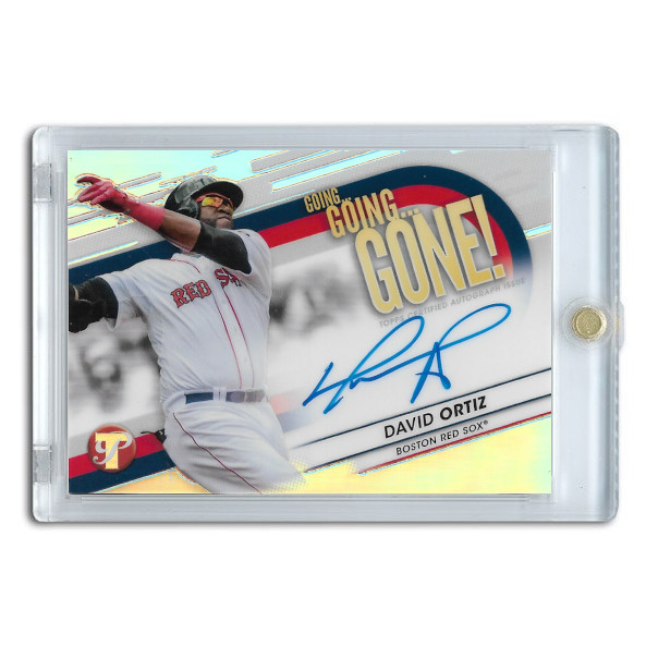 David Ortiz Autographed Card 2023 Topps Pristine Going, Going, Gone #GA-MP Ltd Ed of 75