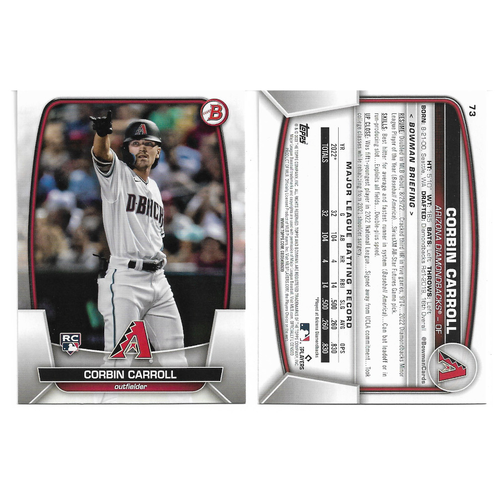 2023 Bowman 100 Card Baseball Set 2023 Bowman 100 Card Baseball Set