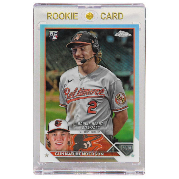 Gunnar Henderson Baltimore Orioles 2023 Topps Chrome Update Refractor # USC208 Rookie Card