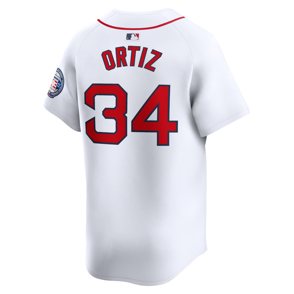 Men’s Nike David Ortiz Vapor Premier Limited Boston Red Sox Home Replica Jersey