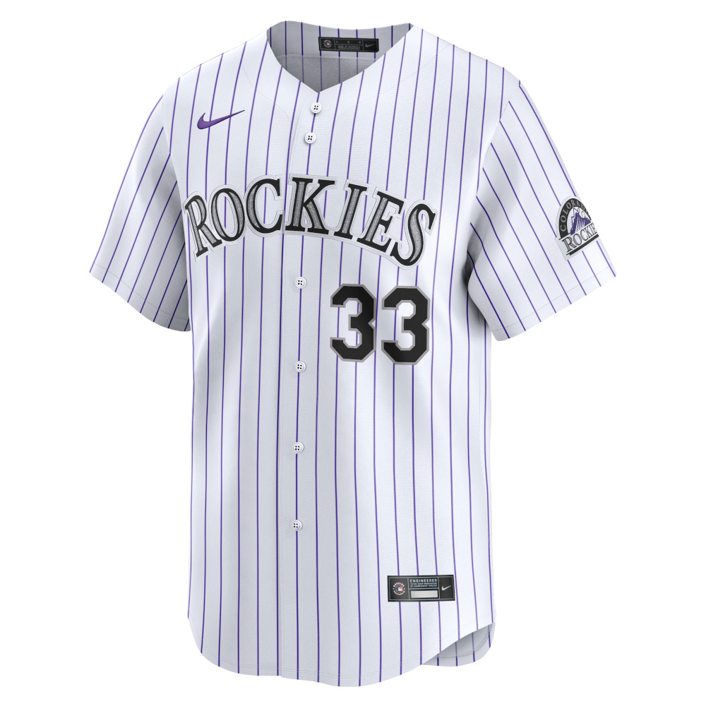 Men’s Nike Larry Walker Vapor Premier Limited Colorado Rockies Home Replica Jersey
