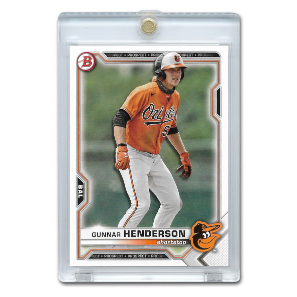 Gunnar Henderson 2021 Bowman Draft # 175 Pre-Rookie Card