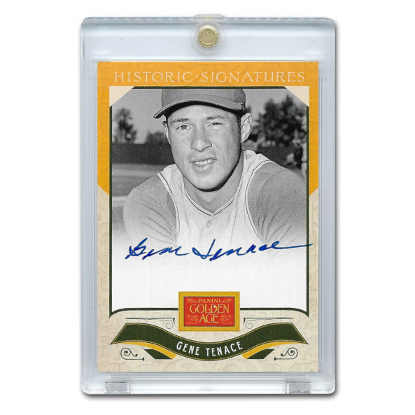 Gene Tenace Autographed Card 2013 Panini Golden Age Historic Signatures # GT