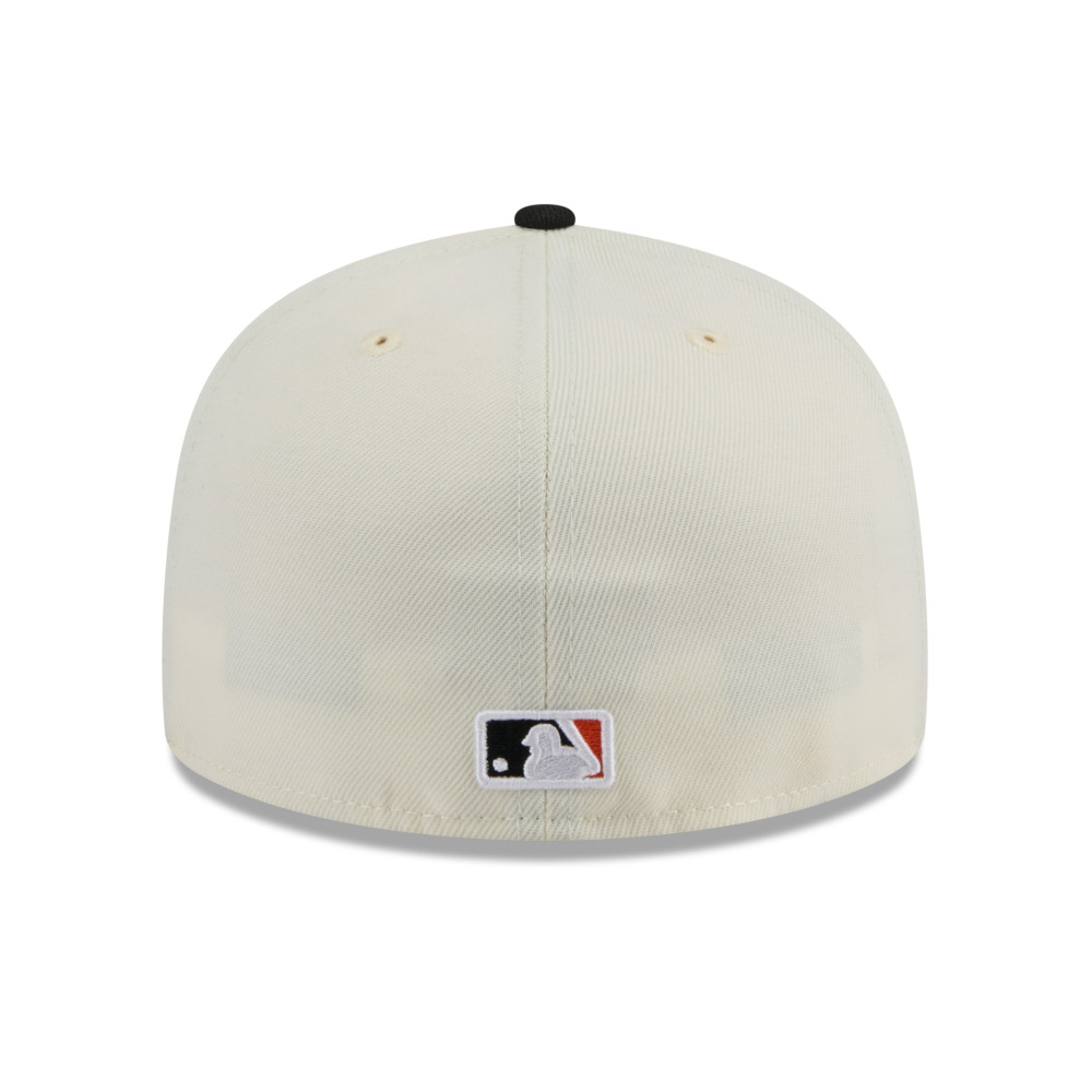 Men’s New Era Baltimore Orioles Chrome White and Black 59FIFTY Fitted Cap