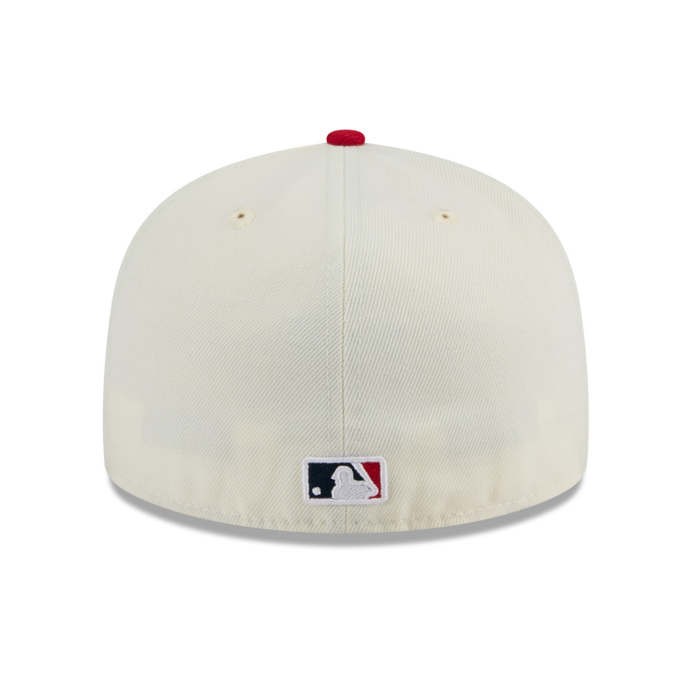 Men’s New Era St. Louis Cardinals Chrome White and Red 59FIFTY Fitted Cap