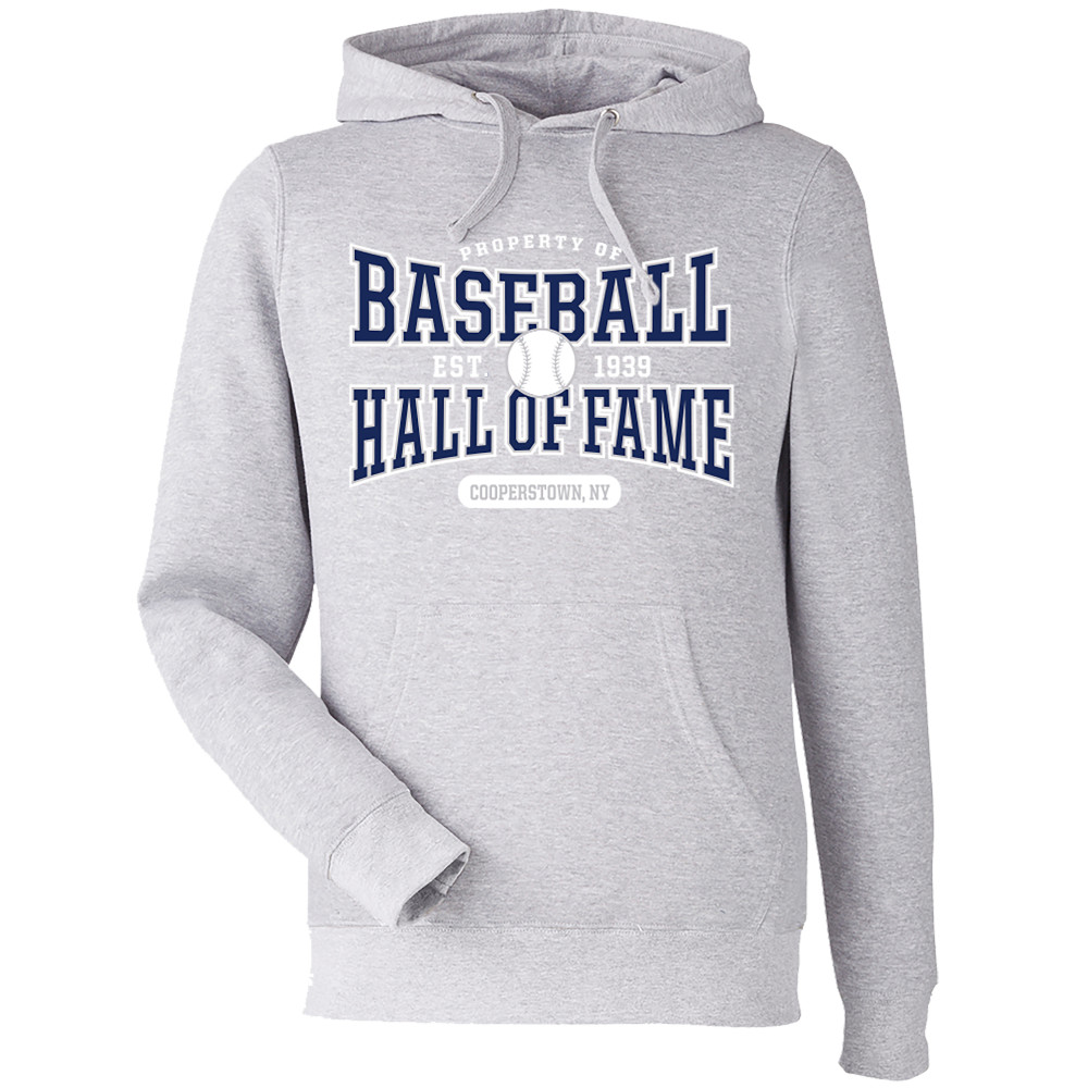 Men’s Property of Baseball Hall of Fame Oxford Sweatshirt and Cardinal T-Shirt Bundle