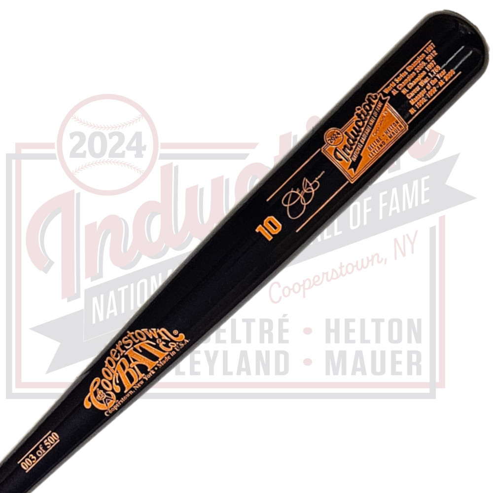 Jim Leyland Baseball Hall of Fame 2024 Induction Limited Edition Full Size 34" Career Stat Bat (Detroit)